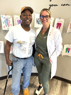 Mission Accomplished Photo-Allen Foxall and Dr. Madison Keller